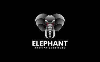 Elephant Gradient Logo Style Vol.2