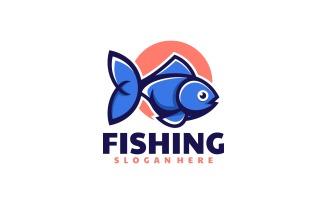 Fishing Simple Mascot Logo