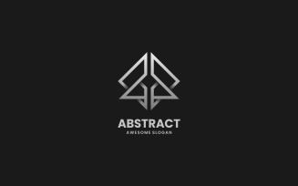 Abstract Line Art Logo Template