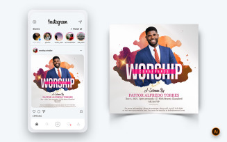 Church Motivational Speech Social Media Post Design Template-10
