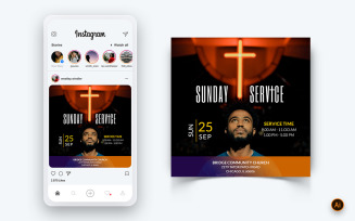 Church Motivational Speech Social Media Post Design Template-15