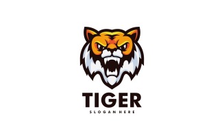 Tiger Simple Mascot Logo Vol.2