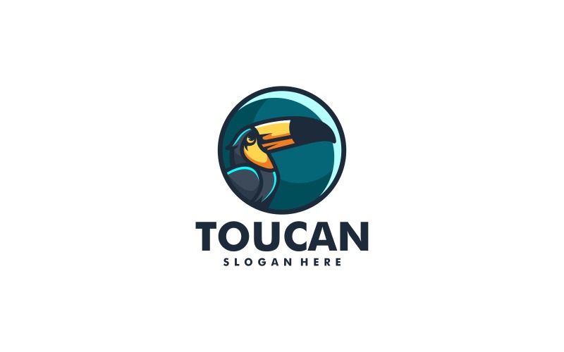 Toucan Simple Mascot Logo 2 Logo Template