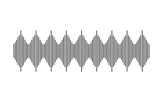 Equalizer Music Sound Logo Symbol Vector V12