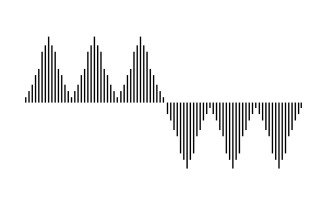 Equalizer Music Sound Logo Symbol Vector V15