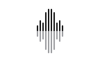 Equalizer Music Sound Logo Symbol Vector V17