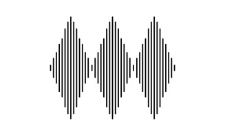 Equalizer Music Sound Logo Symbol Vector V18