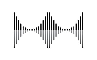 Equalizer Music Sound Logo Symbol Vector V24