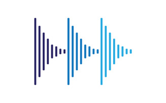 Equalizer Music Sound Logo Symbol Vector V9