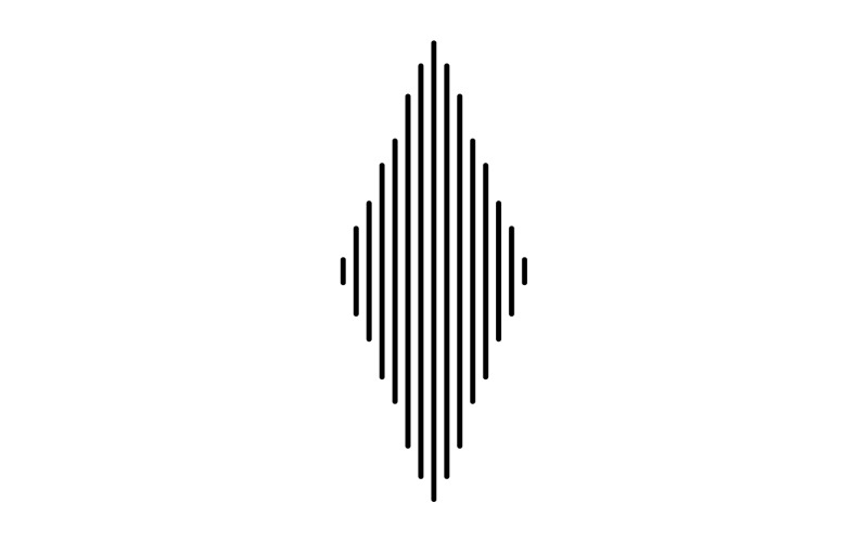 Equalizer Wave Music Sound Logo Symbol Vector V13 Logo Template