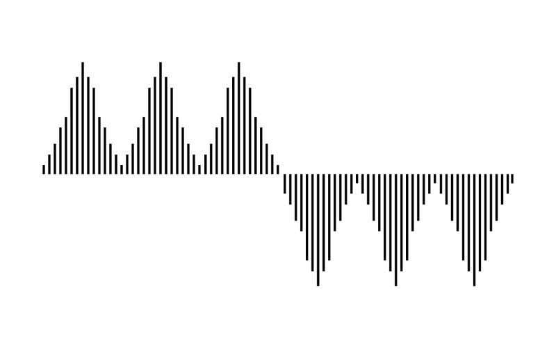 Equalizer Wave Music Sound Logo Symbol Vector V15 Logo Template