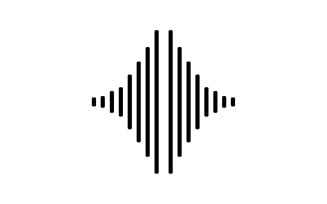 Equalizer Wave Music Sound Logo Symbol Vector V22