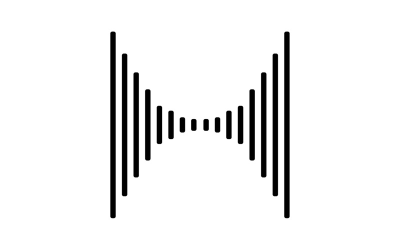 Equalizer Wave Music Sound Logo Symbol Vector V23 Logo Template