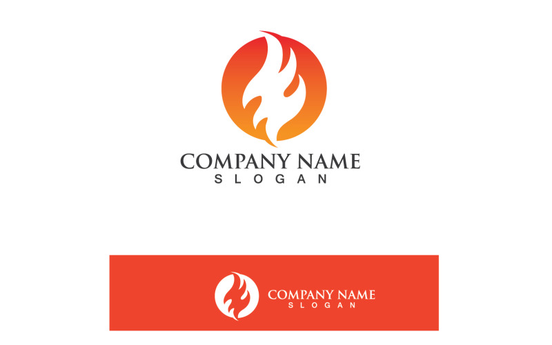 Fire Flame Ho Burn Logo And Symbol Vector V15 Logo Template