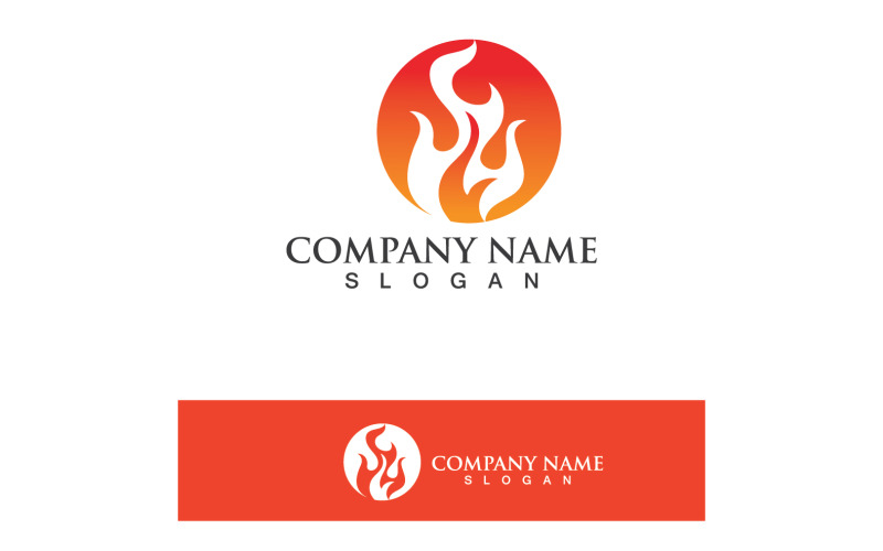 Fire Flame Ho Burn Logo And Symbol Vector V20 Logo Template