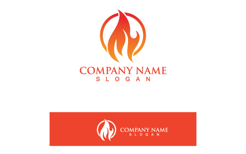 Fire Flame Ho Burn Logo And Symbol Vector V25 Logo Template
