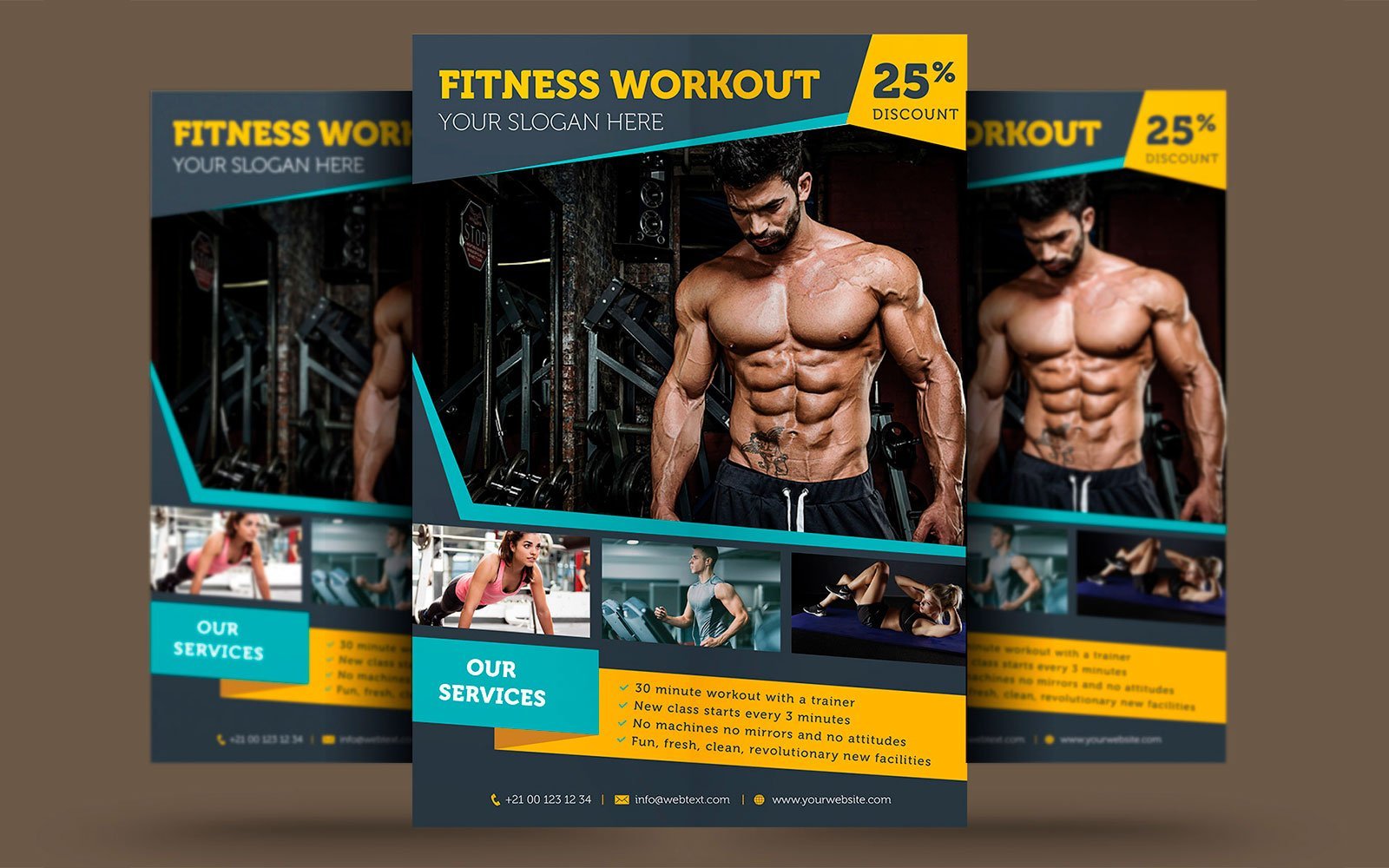 Template #272314 Athletic Body Webdesign Template - Logo template Preview