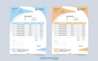 Business stationery and cash receipt