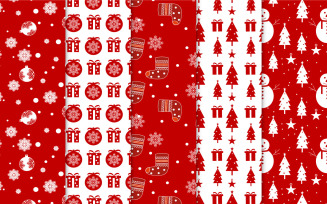 Christmas pattern bundle vector design