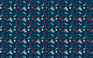 Christmas seamless pattern design vector