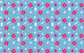 Repeating Christmas pattern template