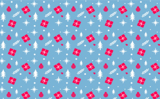 Repeating Christmas pattern template