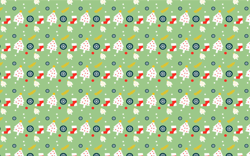 Seamless Christmas pattern background Pattern