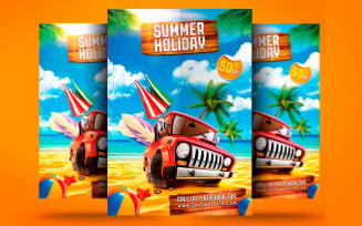 Summer Holiday Flyer - Corporate Identity Template