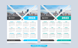 2023 Business Calendar Template Vector