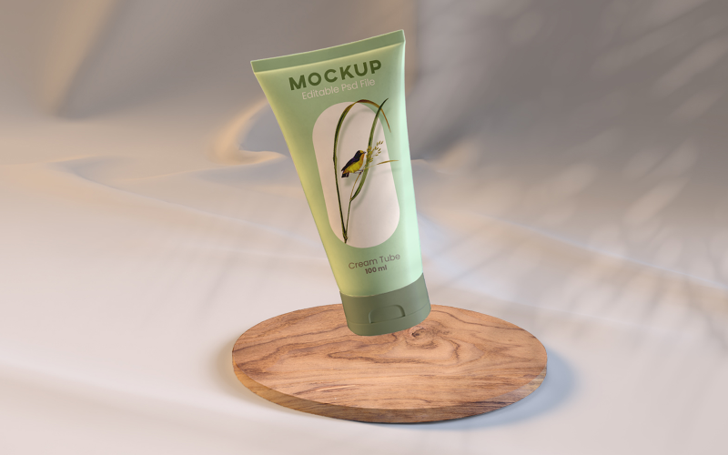 Cosmetic Tube Mockup Design Product Mockup