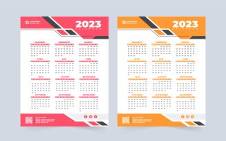2023 Modern Calendar and Planner Design