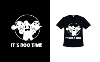 Scary Ghost T-shirt Design for Halloween
