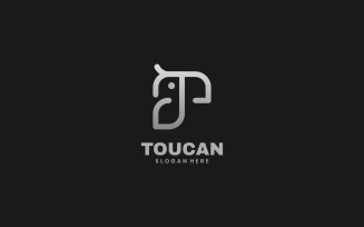 Toucan Line Art Logo Design