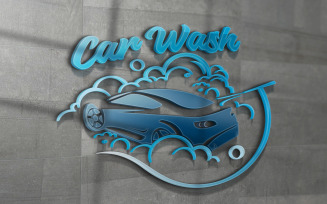 Automotive Car Wash Company Logo Template