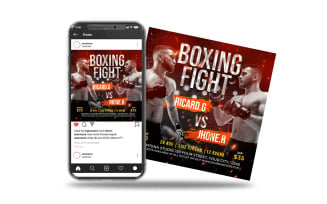 instagram post social media fight boxing