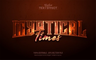 Mystical Times - Editable Text Effect, Medieval Text Style, Graphics Illustration