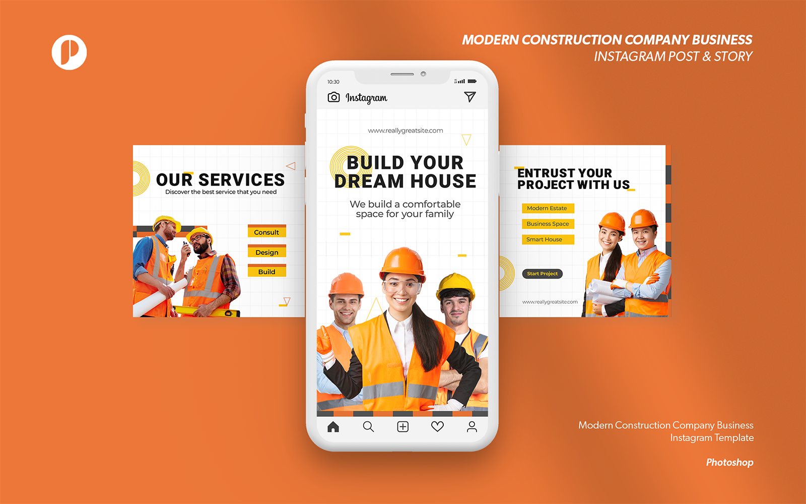 Kit Graphique #272623 Construction Company Divers Modles Web - Logo template Preview