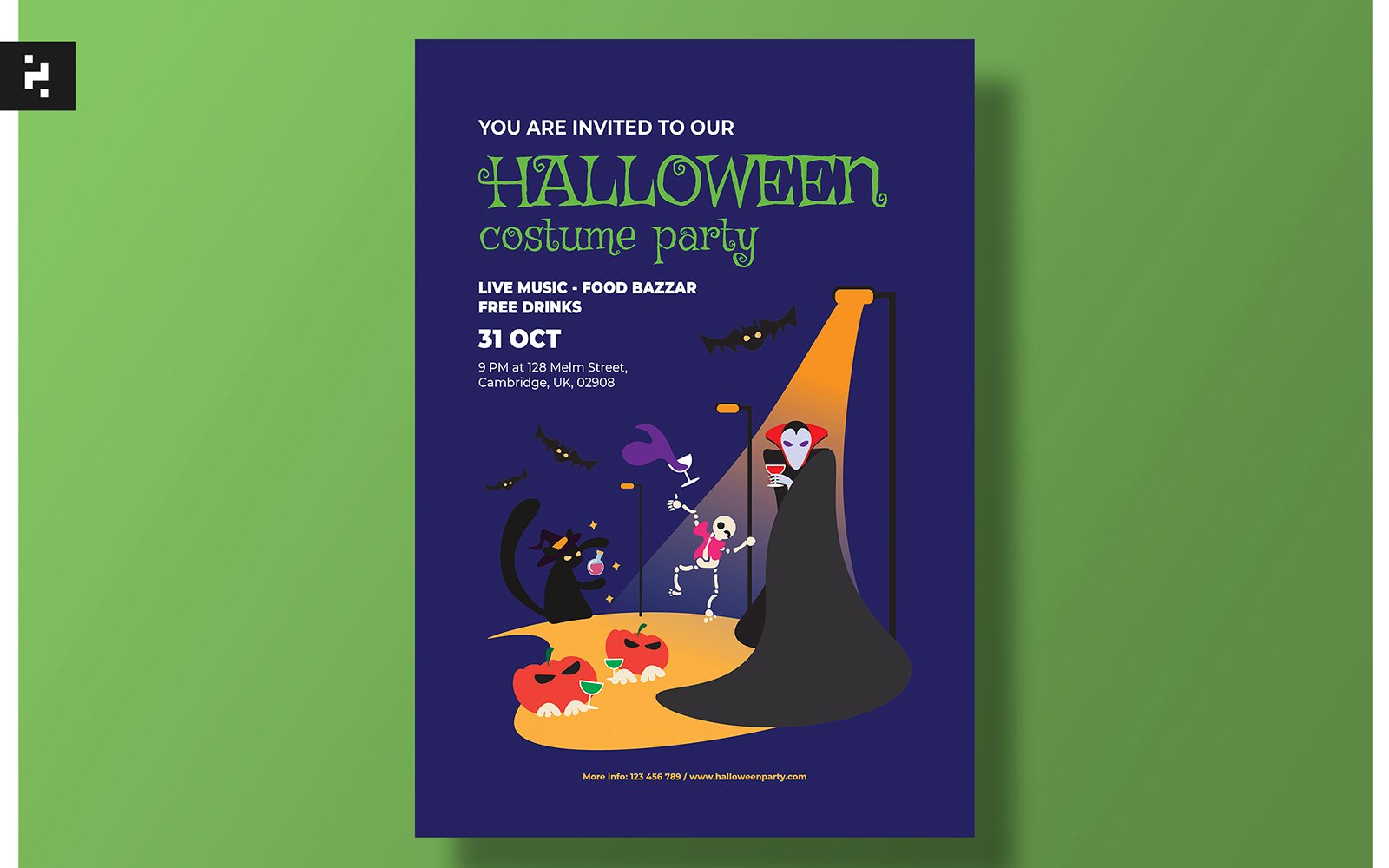 Kit Graphique #272627 Halloween Costume Divers Modles Web - Logo template Preview