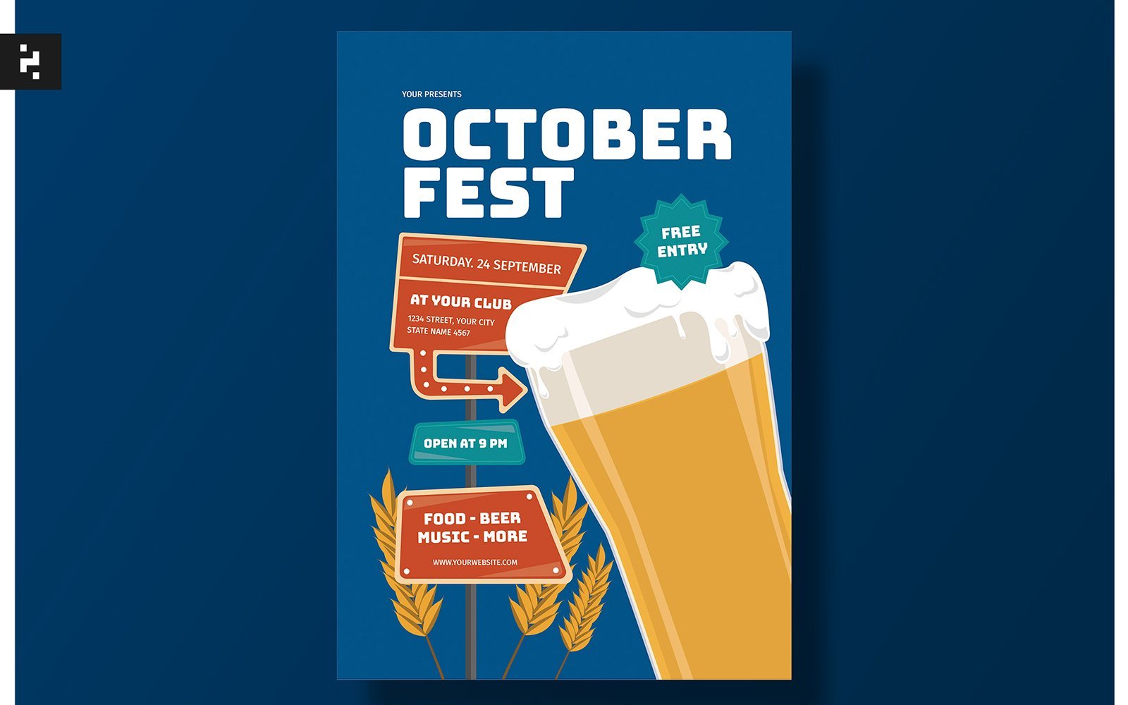 Template #272628 Octoberfest Festival Webdesign Template - Logo template Preview