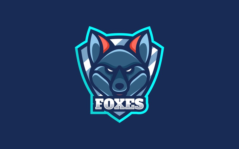 Fox E-Sports and Sport Logo Logo Template
