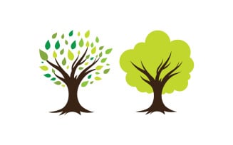 Modern Concept Design Tree Logo V1