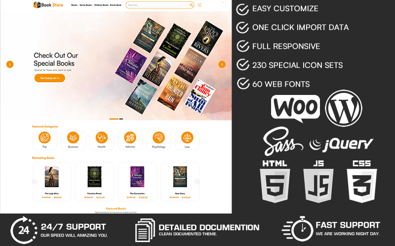 Booka - Book Shop WooCommerce WordPress Theme