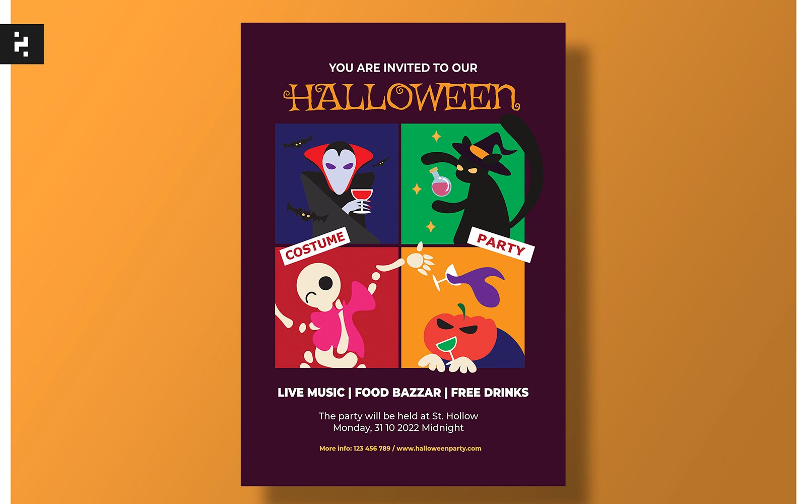 Kit Graphique #272712 Halloween Costume Divers Modles Web - Logo template Preview