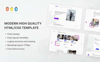 Busin Three - Landing Page HTML Template