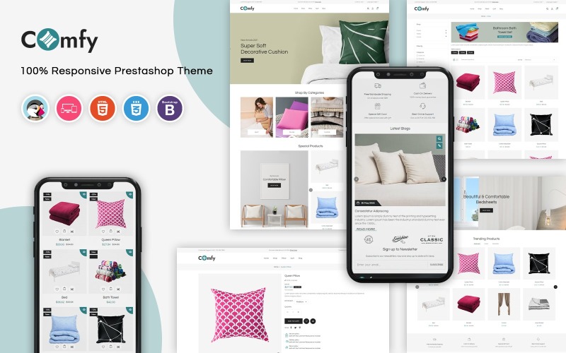 Comfy - Furniture Responsive PrestaShop Template PrestaShop Theme