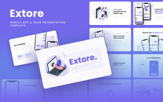 Extore - Mobile App & SAAS Google Slides Template