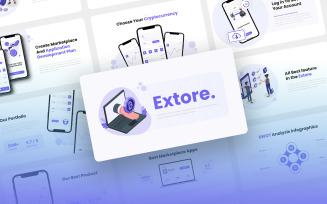 Extore - Mobile App & SAAS PowerPoint Template