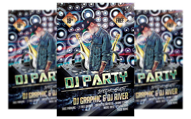 Guest DJ Party Template #5 Corporate Identity