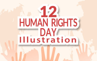 12 Human Rights Day Illustration