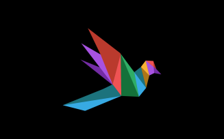 Colorful Bird Logo Template